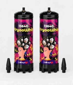 KryooWhip Whipped Cream Bottle, 1364g | Pack of 2 Bottles